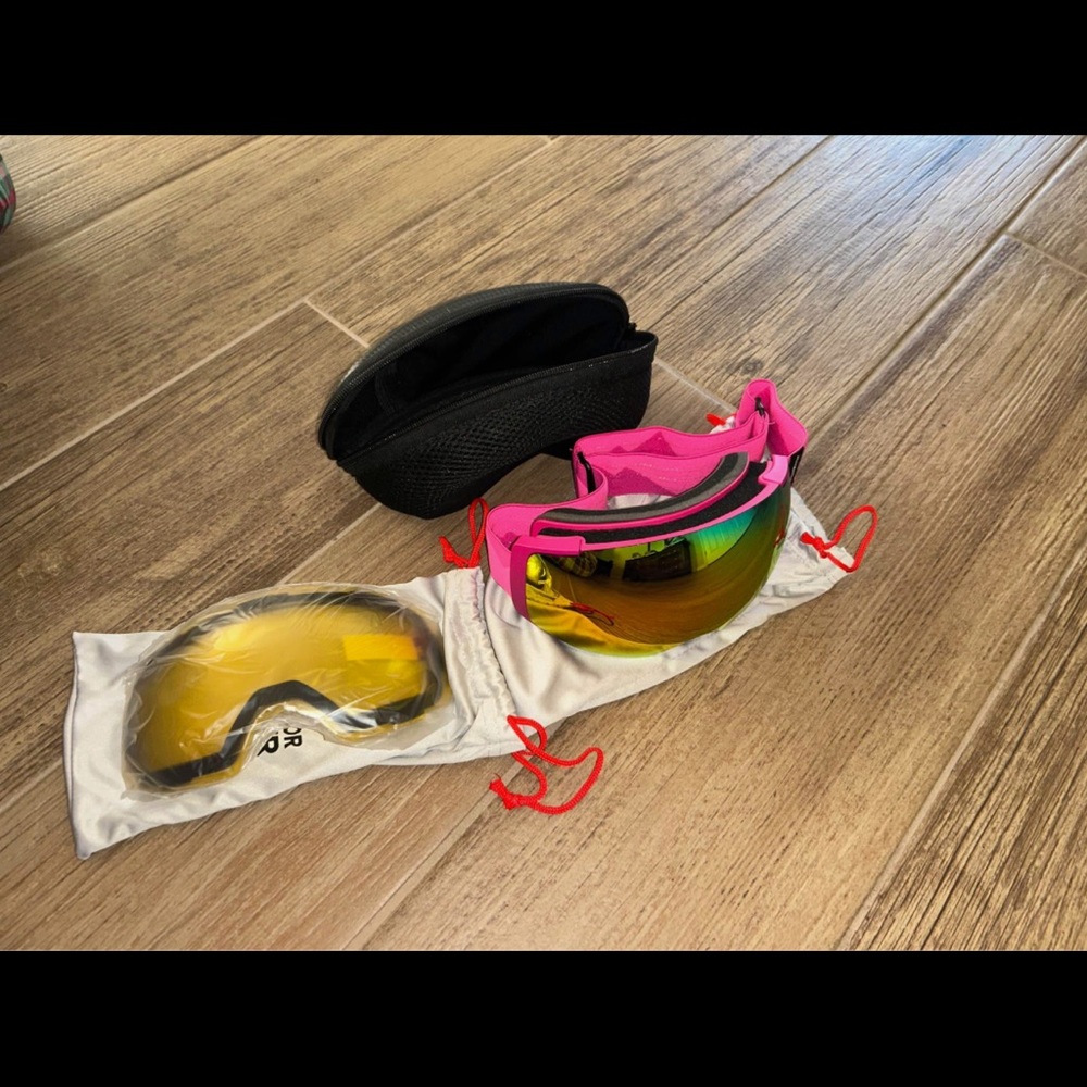 Outdoor Master Pro Snow Goggles - Pink